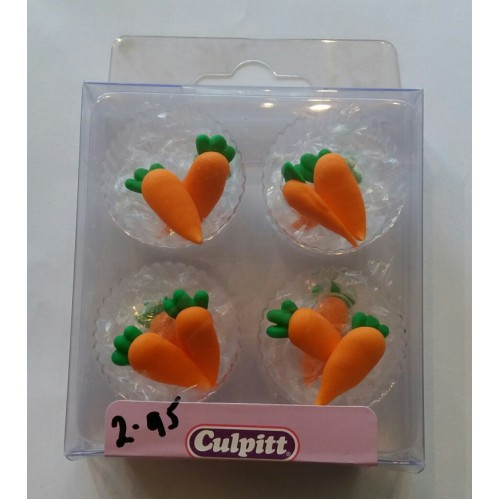 The Cake Gallery Direct Sugar Carrot Decorations